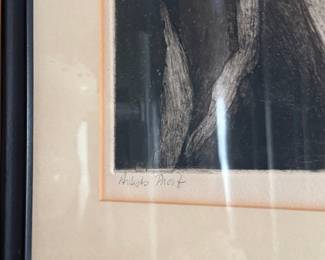 Artist Proof Print titled 'I Was Yawning At The Time'