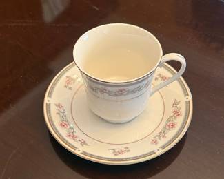China Pearl Fine China Cup and Saucer Set