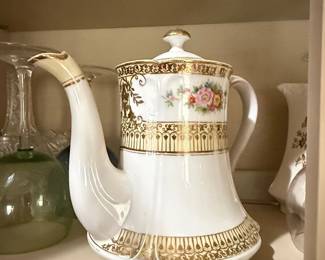 Noritake Hand Painted Coffee Pot
