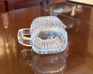 Clear Pressed Glass Creamer