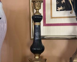 Decorative Lacquered Candlestick