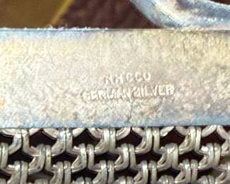 Russian Silver Mesh Purse with Fringe