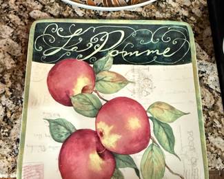 Certified International La Pomme Square Platter