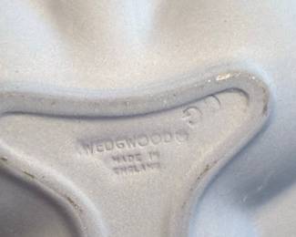 Wedgwood Jasperware Blue Clover Card Suit Trinket Dish
