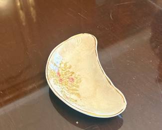 O.C.Co Limoges Porcelain Floral Bone Dish