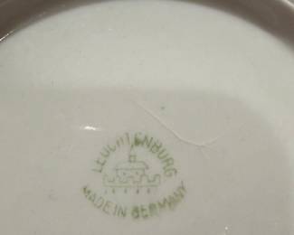 Leuchtenburg Germany Rose Floral Plates