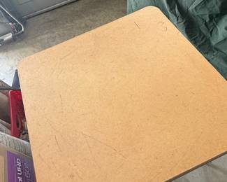 Particle Board Folding Utility Table