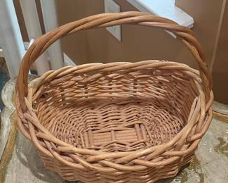 Oval Wicker Gathering Basket