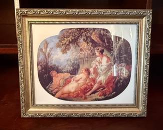 The Bathers by Jean-Honoré Fragonard Framed Print
