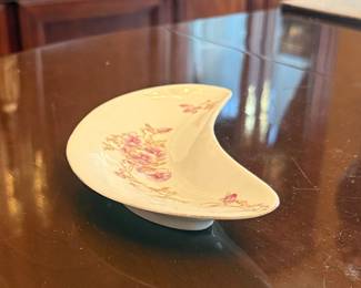 Vintage Metlox Poppytrail Peach Blossom Bone Dish