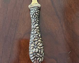 Floral Embossed Letter Opener