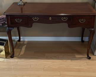 Queen Anne Style Mahogany Writing Desk