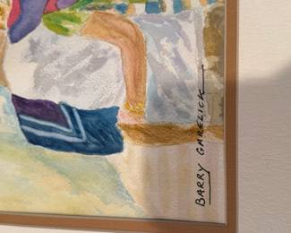 Barry Garelick Original Watercolor Painting