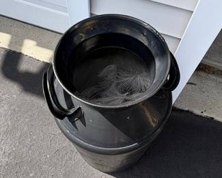 Vintage Metal Milk Can
