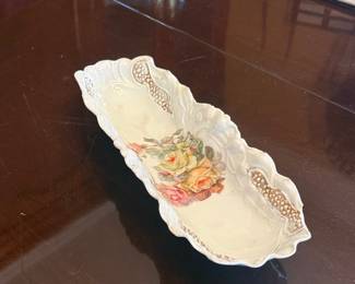 Antique K & L Germany Porcelain Celery Dish