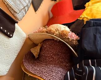 Vintage Assorted Women's Accessories Lot - Gloves, Hats, Scarves, Handbags