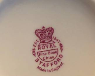 Royal Stafford Fine Bone China Floral Mugs