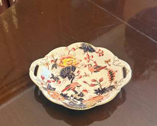 Coalport Hong Kong pattern handled dish