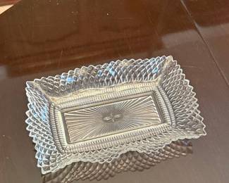Diamond Point Ruffled Wave Edge Serving Dish