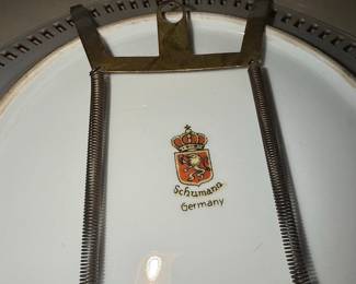 Schumann Germany Reticulated Portrait Plate