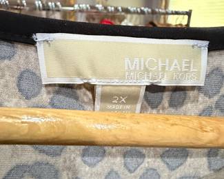 Michael Michael Kors Leopard Print Top