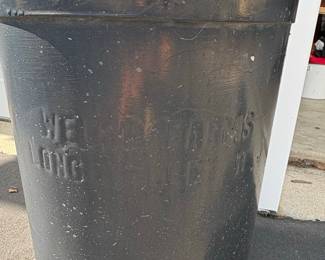 Vintage Metal Milk Can