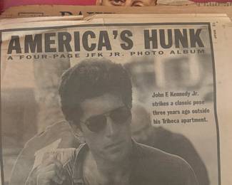 Collection of Vintage John F. Kennedy Political Memorabilia and Newspapers