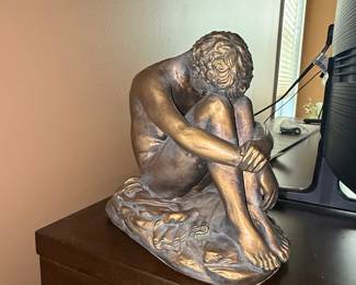 Boy with Thorn Sculpture