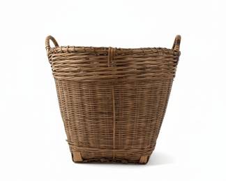 Woven Wicker Laundry Basket