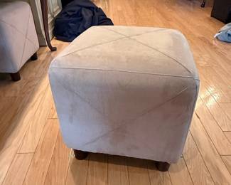Fortunoff Square Upholstered Ottoman