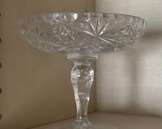 Cut Glass Compote