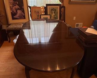Harden Furniture Solid Cherry Oval Extension Dining Table