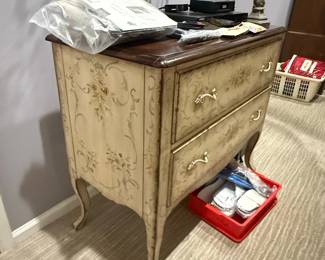 Domain Home Fashions Venetian Paint Decorated 2 Drawer Commode Chest