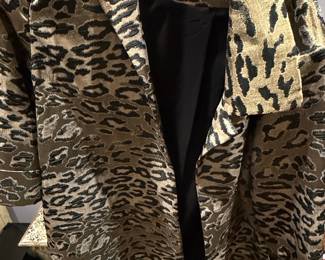 Chico's Leopard Print Blazer