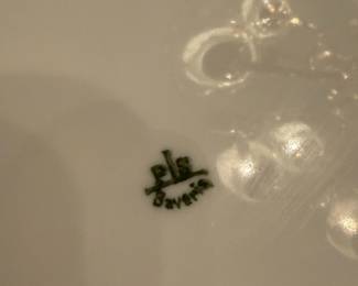 PLS Bavaria Porcelain Handled Cake Plate