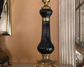 Decorative Lacquered Candlestick