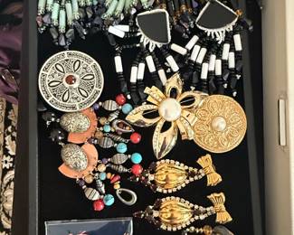 Assorted Costume Jewelry Collection with Branded Pieces