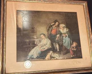 Jean-Baptiste Greuze "Broken Eggs" Print