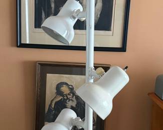 Mid-Century Modern Three-Light Floor Lamp by IKEA