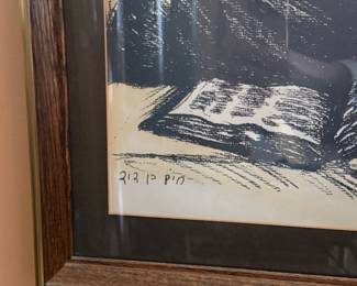 Hermann Struck Lithograph of a Rabbi