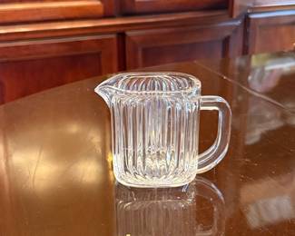 Clear Pressed Glass Creamer