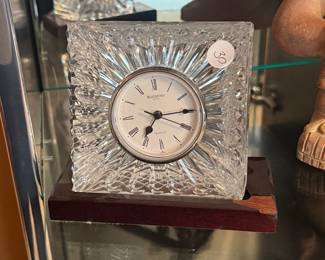 Crystal Quartz Desk Clock