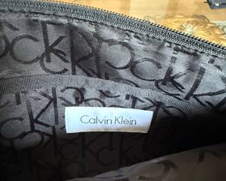 Calvin Klein Black Nylon Crossbody Bag with Logo Strap