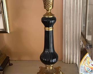 Decorative Lacquered Candlestick