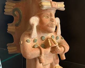 Pre-Columbian Style Ceramic Figural Vessel