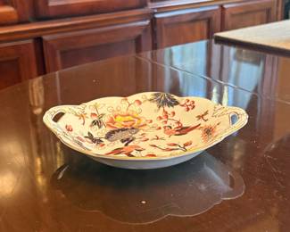 Coalport Hong Kong pattern handled dish