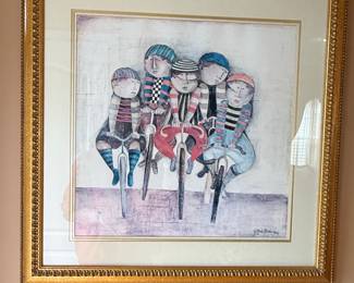 Graciela Rodo Boulanger "Tour de France" Lithograph