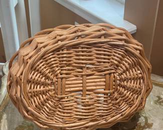 Oval Wicker Gathering Basket