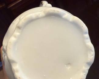 Unmarked Floral Porcelain Creamer