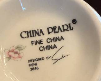 China Pearl Fine China Tea Cup and Saucer
